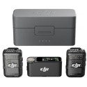 DJI Mic 2Transmitters, Receiver and Charging Case Full Kit, Black - DJI-MIC200