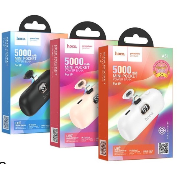 Hoco 5000mAh Mini Pocket Power Bank - B37-A5I