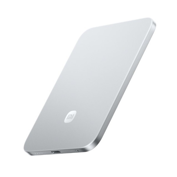 Xiaomi UltraThin Magnetic 5000mAh, 15W Power Bank, Glacier Silver - BHR08Z2GL