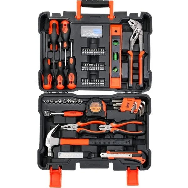 Black & Decker Hand Tool Kit for Home & Office Use 154Pcs - BMT154C