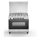 Bompani 90X60, 5 Burners Stainless Steel Gas Cooker - BO693MH/L