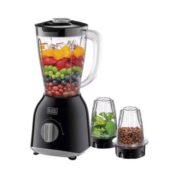 Black & Decker 400Watts, 2 Mills, 1.5L Capacity Electric Blender, BX365-B5 - BX365-B5