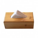 Bamboo Wood Tissue Box BB001