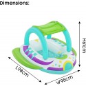 Bestway Space Splash Inflatable Baby Boat with Sunshade - 34149
