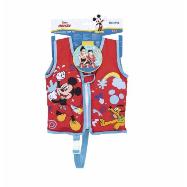 Bestway Disney Junior Mickey & Friends Fabric Kids Swim Vest - 9101H