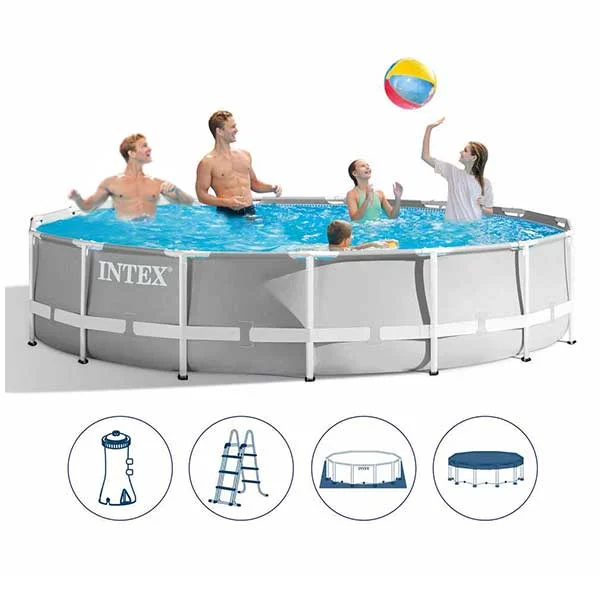 INTEX Prism Frame Round Pool, 4.57m  x 1.07m - 26724