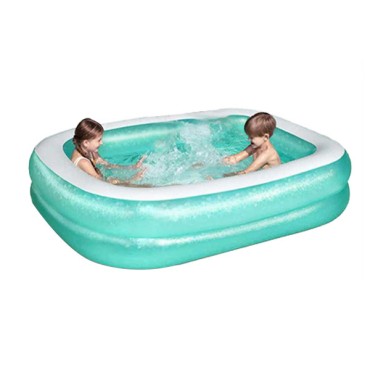 Bestway Rectangular Family Pool, 2.01 m x 1.50 m x 0.51 m, Blue - 54005