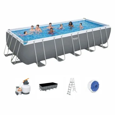 Bestway Rectangular Pool Set, 6.40m x 2.74m x 1.32m - 5612B Bestway Rectangular Pool Set, 6.40m x 2.74m x 1.32m - 5612B