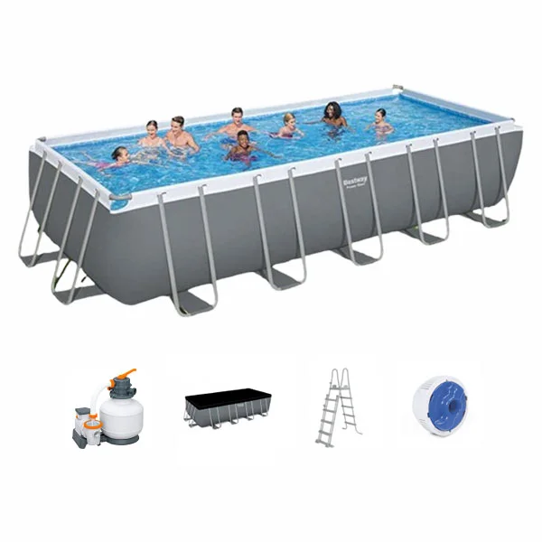Bestway Rectangular Pool Set, 6.40m x 2.74m x 1.32m - 5612B