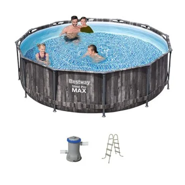 Bestway Steel Pro Max Round Pool, 3.66m x 1.00m - 5614X Bestway Steel Pro Max Round Pool, 3.66m x 1.00m - 5614X