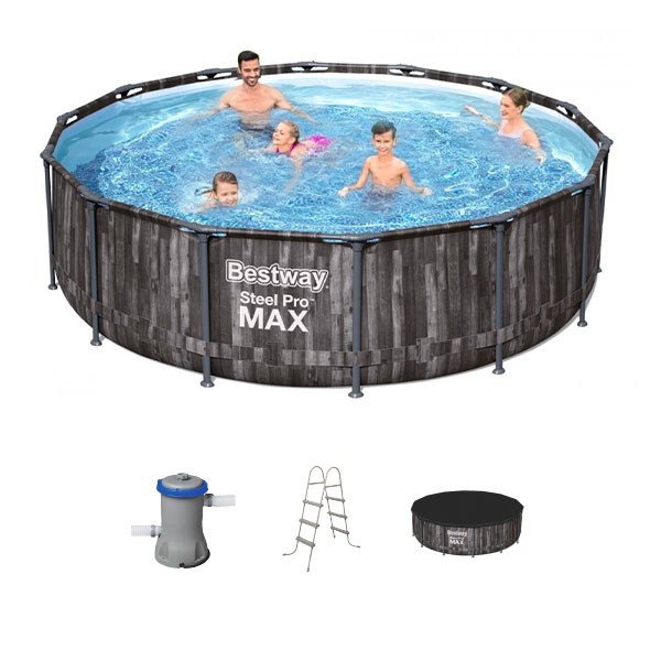 BESTWAY Steel Pro Max Round Pool, 4.27 m x 1.07 m - 5614Z