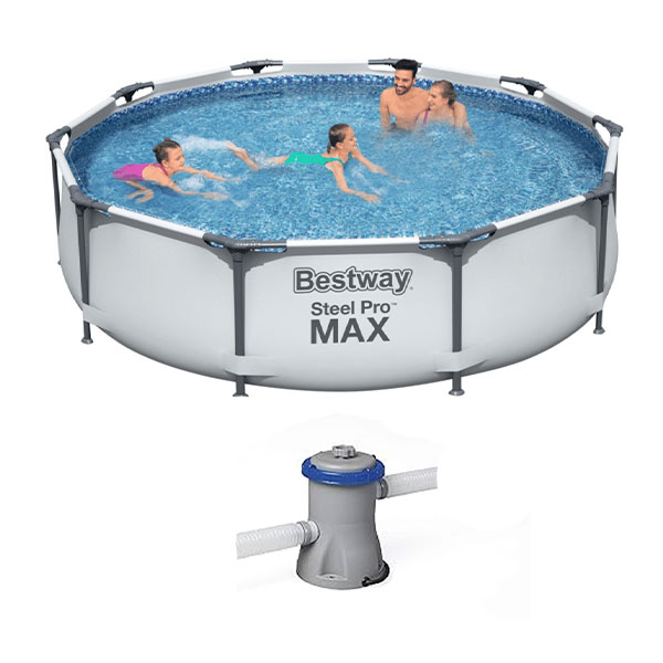 BESTWAY Steel Pro MAX Frame Pool, 3.05 m x 76 cm - 56408