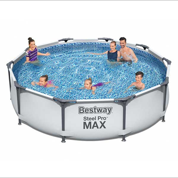 BESTWAY Steel Pro MAX Round Pool with Filter Pump, 366 x 76 cm - 56416