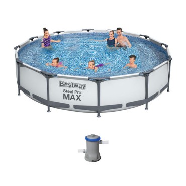 Bestway Steel Pro MAX Round Pool with Filter Pump, 3.66m x 0.76 m - 56416