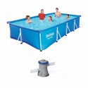 BESTWAY Steel Pro Frame Pool Set, 4.00 m x 2.11 m x 81 cm - 56424