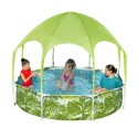 BESTWAY Steel Pro UV Careful Splash-in-Shade Play Pool, 2.44 m x 51 cm - 56432