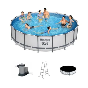 Bestway Steel Pro MAX Pool Set, 5.49m x 1.22m - 56462 Bestway Steel Pro MAX Pool Set, 5.49m x 1.22m - 56462