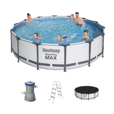 Bestway Steel Pro MAX Pool Set, 4.57m x 1.07m - 56488 Bestway Steel Pro MAX Pool Set, 4.57m x 1.07m - 56488