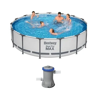 Bestway Steel Pro MAX Pool Set, 4.27m x 84cm - 56595 Bestway Steel Pro MAX Pool Set, 4.27m x 84cm - 56595