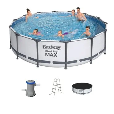 Bestway Steel Pro Max Round Pool, 4.27m x 1.07m - 56950 Bestway Steel Pro Max Round Pool, 4.27m x 1.07m - 56950