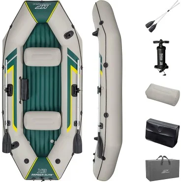 Bestway Ranger Elite X3 Raft Set, 2.95m x 1.3m x 46cm - 65160