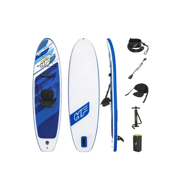 Bestway Hydro-Force SUP Oceana Convertible Board Set, 3.05m x 84cm x 12cm - 65350