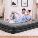 BESTWAY Tritech Queen Air Mattress with Built-in AC Pump, 2.03 m x 1.52 m x 46 cm - 67403