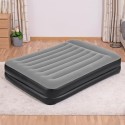 BESTWAY Tritech Queen Air Mattress with Built-in AC Pump, 2.03 m x 1.52 m x 46 cm - 67403