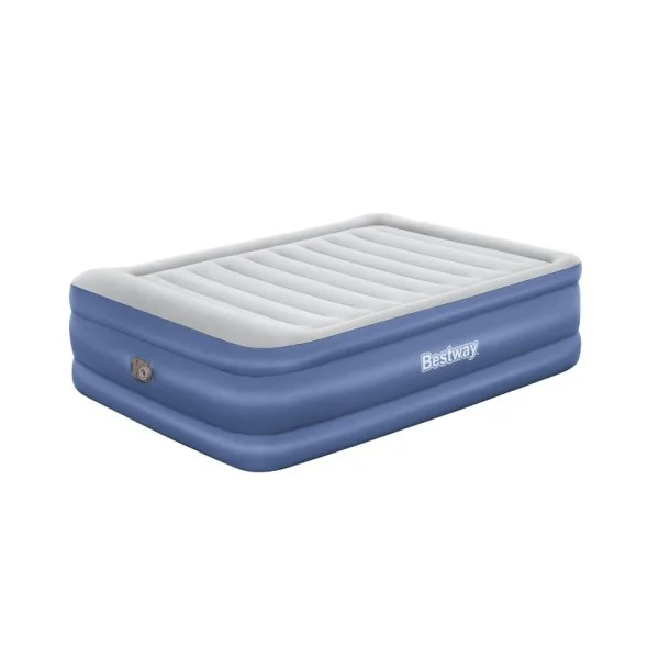 Bestway Tritech Queen Built-in AC Pump Air Mattres, 2.03m x 1.52m x 61cm - 67690