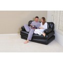 Bestway Multi-Max 5-in-1 Air Couch Sofa with Sidewinder AC Air Pump, 1.88M X 1.52M X 64CM - 75056