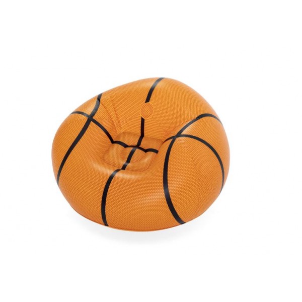 Bestway Inflatable Beanless Basketball Chair, 1.14M X 1.12M X 66CM - 75103