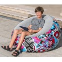 Bestway Inflatable Armchair Single Chair, Multicolour, 1.12M X 1.12M X 66CM  - 75111