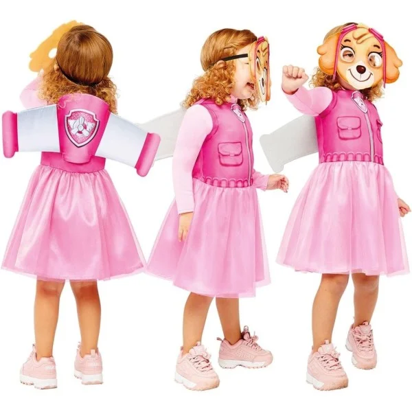 Rubies Paw Patrol Skye Costume, Age 3-4 years - 9909113-T