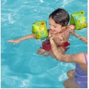 Bestway Swim Safe Fabricarm Float for Boy's (M-L Size), Green - 32183-G