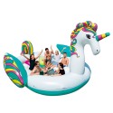 Bestway 5.90m x 4.04m Giant Unicorn Floating Swimming Island - 43228