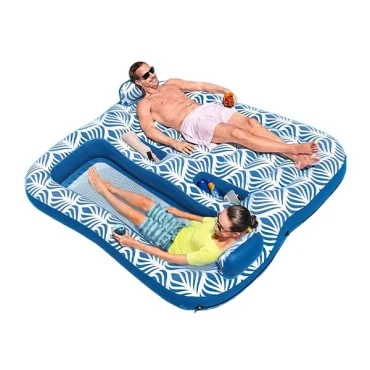 Bestway Comfort Plush 2-Person Double Pool Lounge Float, 2.04m x 1.88m - 43653