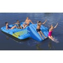 Bestway Hydro-Force Summer Slide 5- Person Inflatable Activity Island 11'11" - 43728