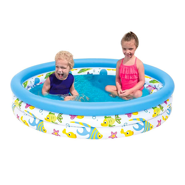 BESTWAY Inflatable Ocean Life Pool, 1.02 m x 25 cm - 51008