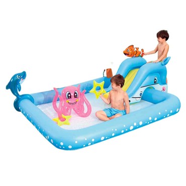 Bestway 2.39m x 2.06m x 0.86m Fantastic Aquarium Play Pool - 53052