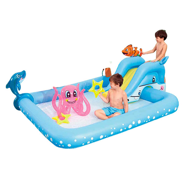 Bestway 2.39m x 2.06m x 86cm Fantastic Aquarium Play Pool - 53052