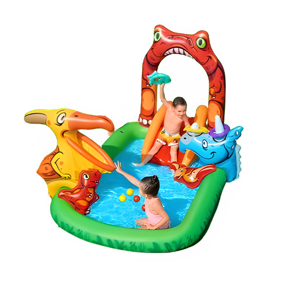 Bestway Jurassic Splash Kids Inflatable Water Play Center and Pool 2.41 m x 1.40 m x 1.37 m - 53160