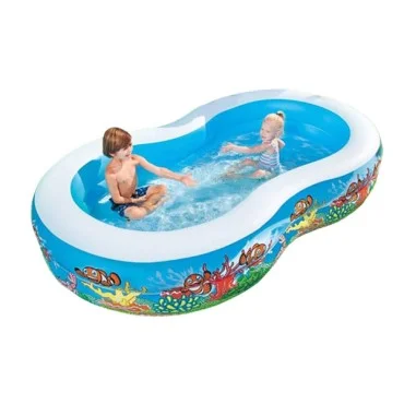 Bestway Nemo Inflatable Play Pool, 2.62m x 1.57m x 46cm - 54118 Bestway Nemo Inflatable Play Pool, 2.62m x 1.57m x 46cm - 54118