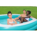 Bestway Sippin' Summer Inflatable Family Pool with Removable Center Console 2.18 m x 2.18 m x 48 cm - 54446