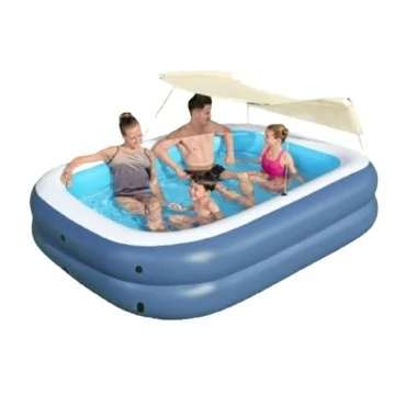 Bestway Summer Bliss Shaded Inflatable Family Pool 2.54m x 1.78m x 1.40m - 54449 Bestway Summer Bliss Shaded Inflatable Family Pool 2.54m x 1.78m x 1.40m - 54449
