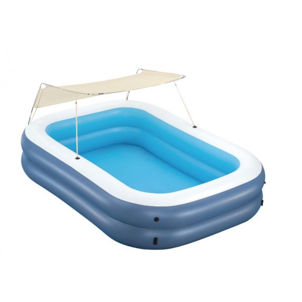 Bestway Summer Bliss Shaded Inflatable Family Pool 2.54 m x 1.78 m x 1.40 m - 54449