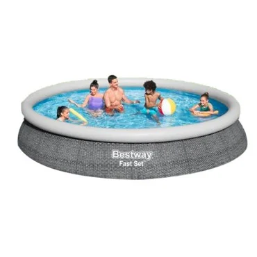 Bestway Inflatable Pool Set, 4.57m X 84cm - 57313 Bestway Inflatable Pool Set, 4.57m X 84cm - 57313