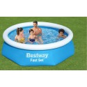 Bestway Fast Set Round Inflatable Pool 2.44 m x 61 cm - 57448
