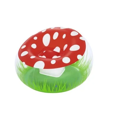 Bestway Mighty Mushroom Kids Inflatable Air Chair, 1.12m x 1.12m x 66cm - 75123 Bestway Mighty Mushroom Kids Inflatable Air Chair, 1.12m x 1.12m x 66cm - 75123