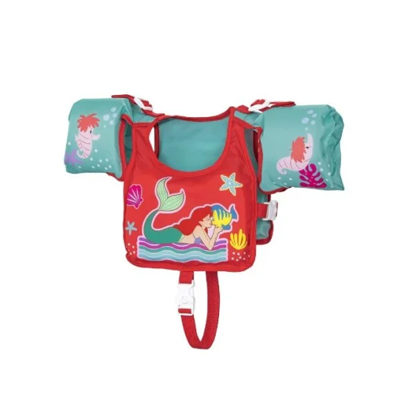 Bestway Disney Little Mermaid Swim Pal Swim Vest with Armbands, Age 3-6 - 9101I
