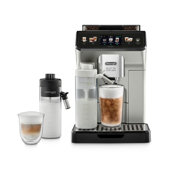 Delonghi 1450Watts, Eletta Explore Coffee Machine, Silver - ECAM450.65.S